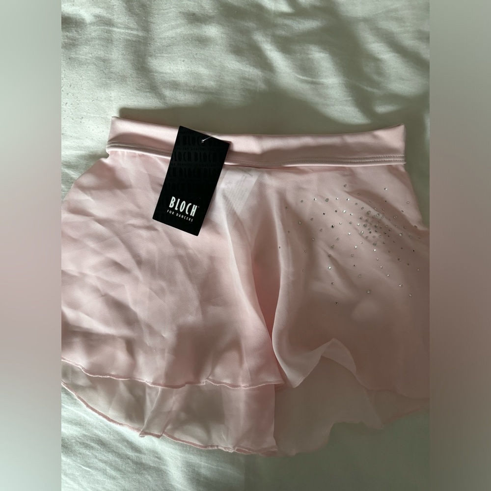 Brand new with tags little girl pink Bloch ballet skirt